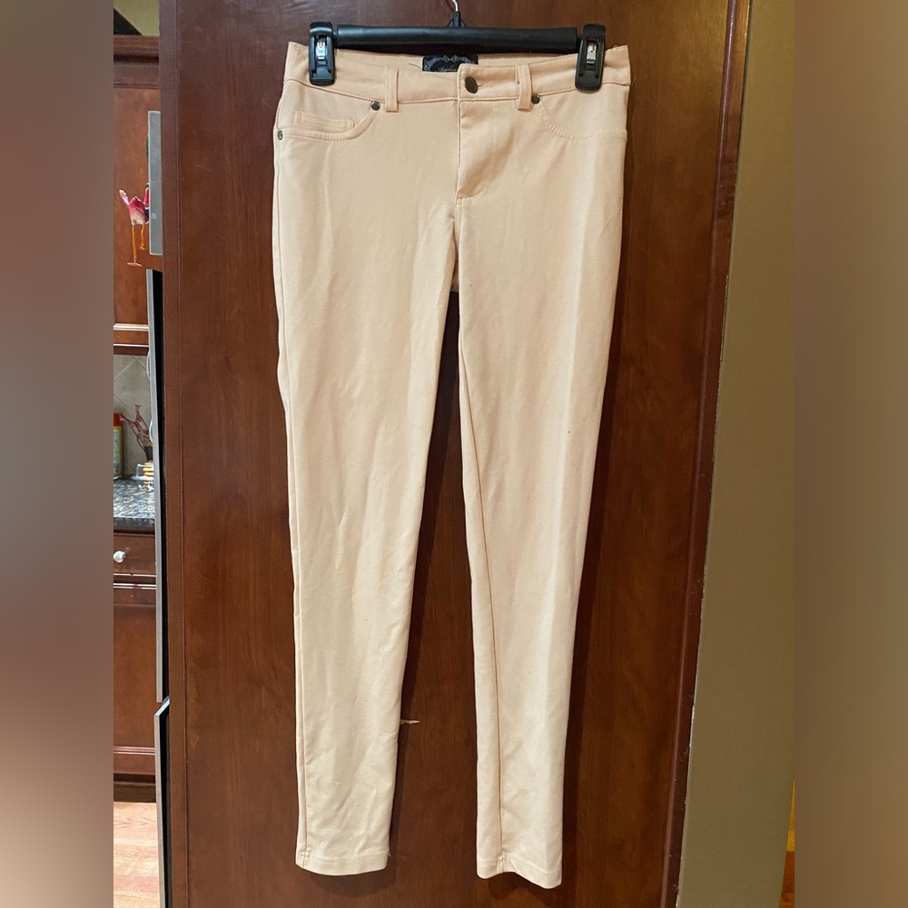 Ambiance Skinny Pants in Light Tan